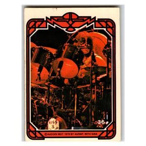 Donruss Peter Criss 1978 KISS Army Music Card #36 Vintage
